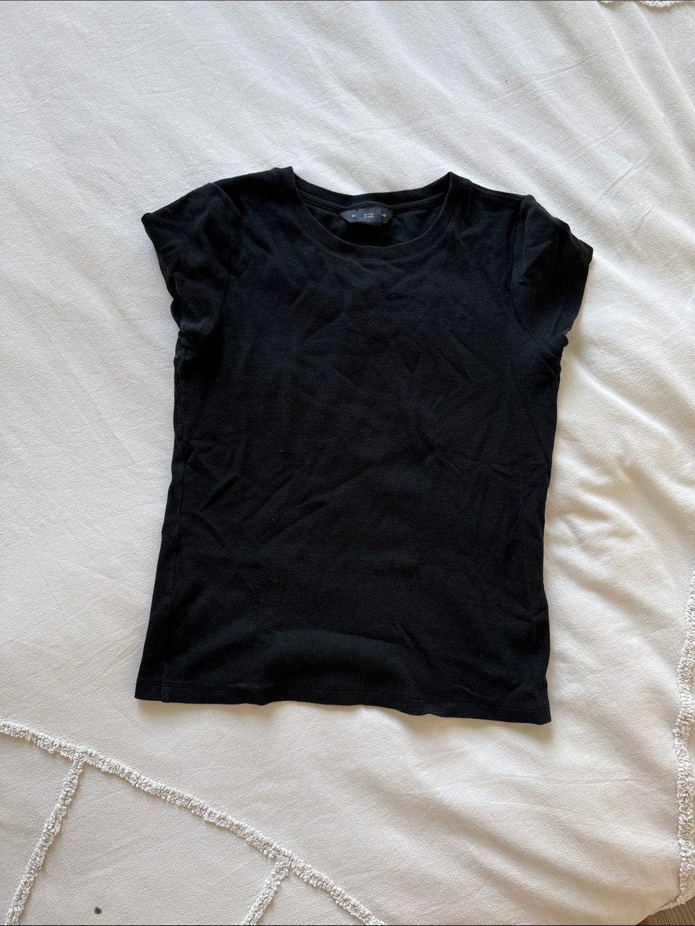 Club Monaco Black Short Sleeve Tee